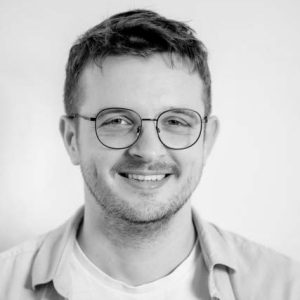 B&W photo of Vilmos, Psychosexual and Relationship Therapist in training, offering low cost sex and relationship therapy