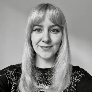 B&W photo of Stella, Psychosexual and Relationship Therapist in training, offering low cost sex and relationship therapy